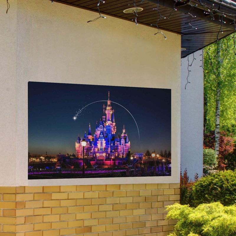 EOA 5(W) x3(H) FT Disneyland Castle Backdrop for Birthday Party Supplies Disney Night Park Photography Background Baby Shower Children Portrait Cake Table Photo Booth Props - Image 5
